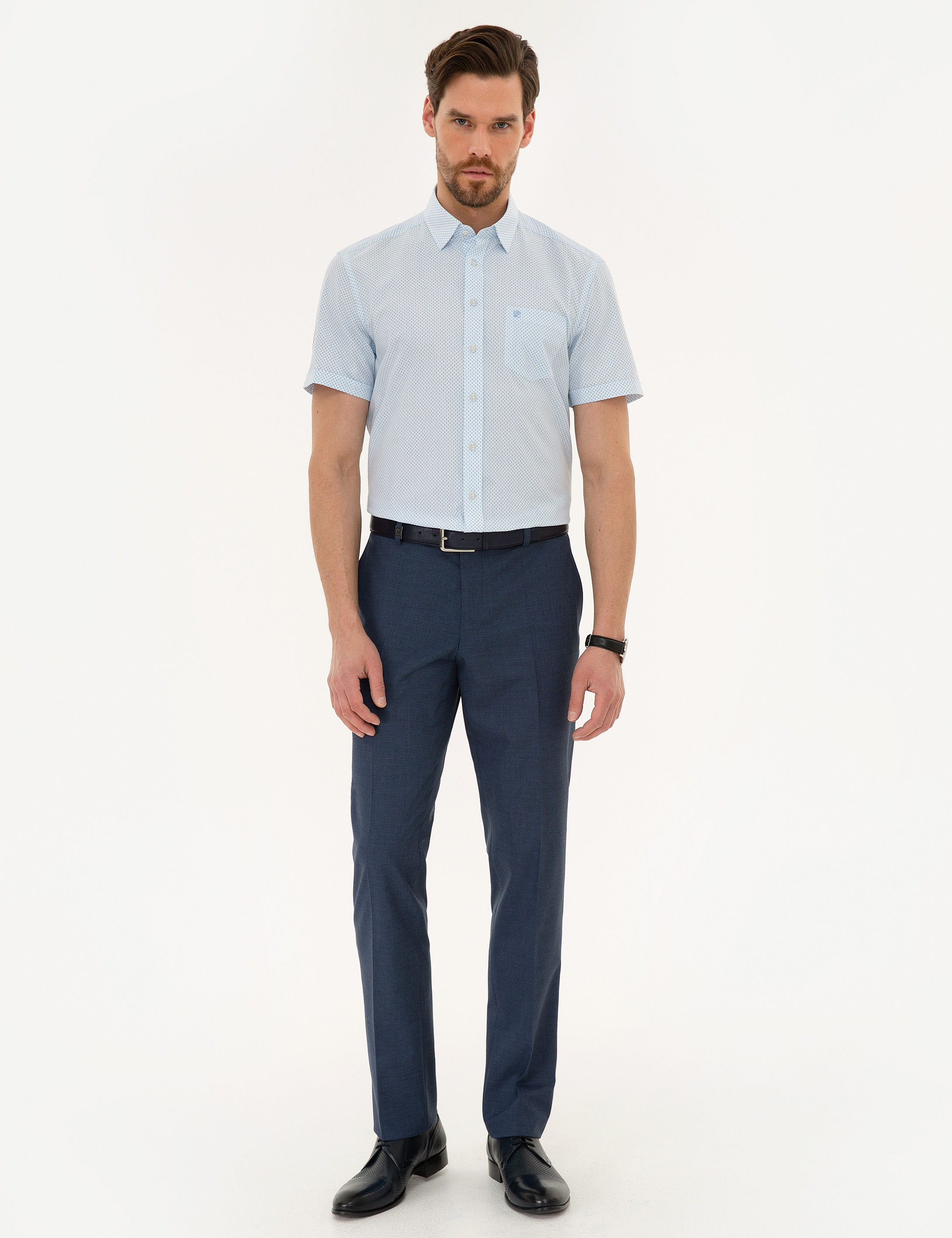 Mavi Regular Fit Kısa Kollu Gömlek - 50224119006