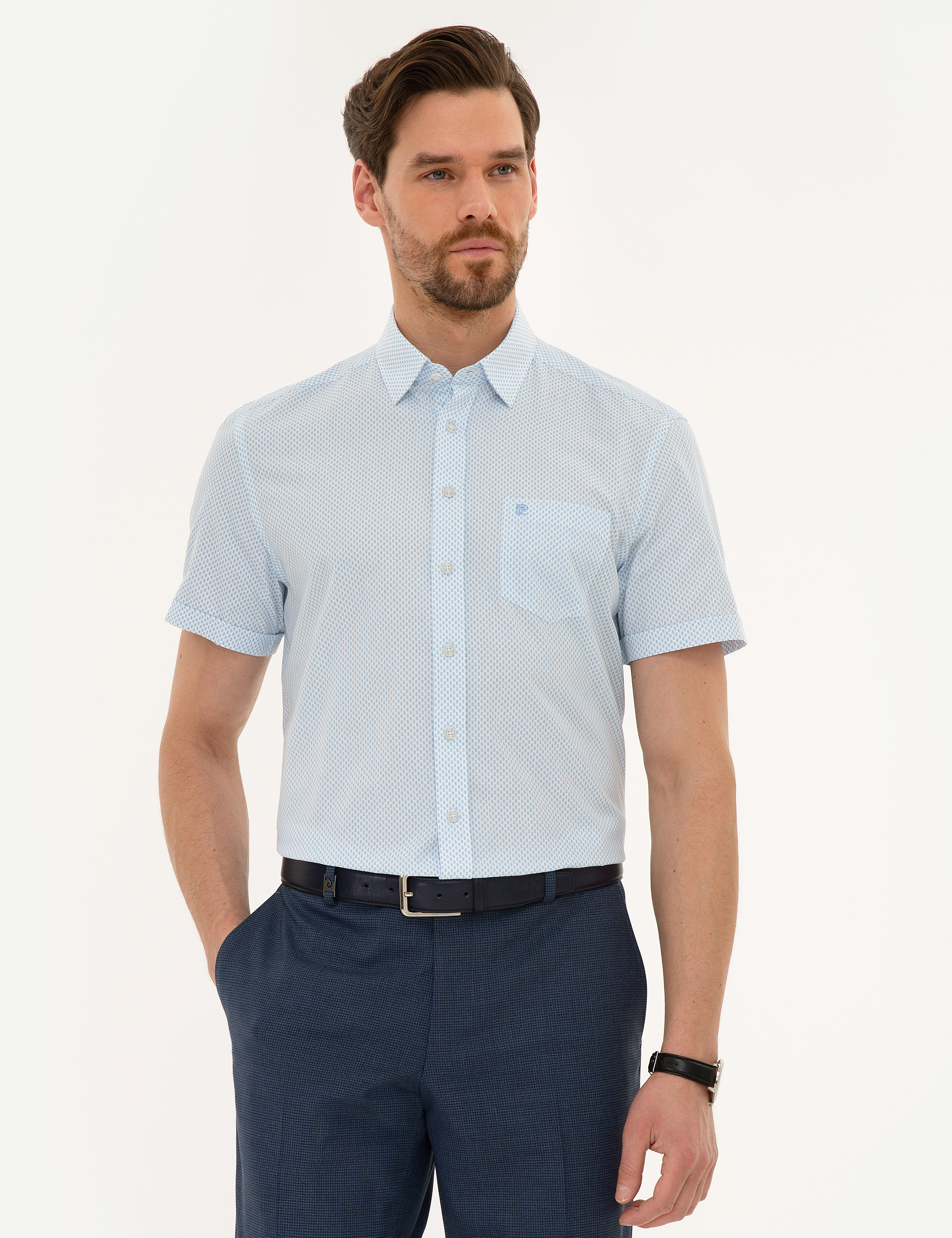 Mavi Regular Fit Kısa Kollu Gömlek - 50224119006