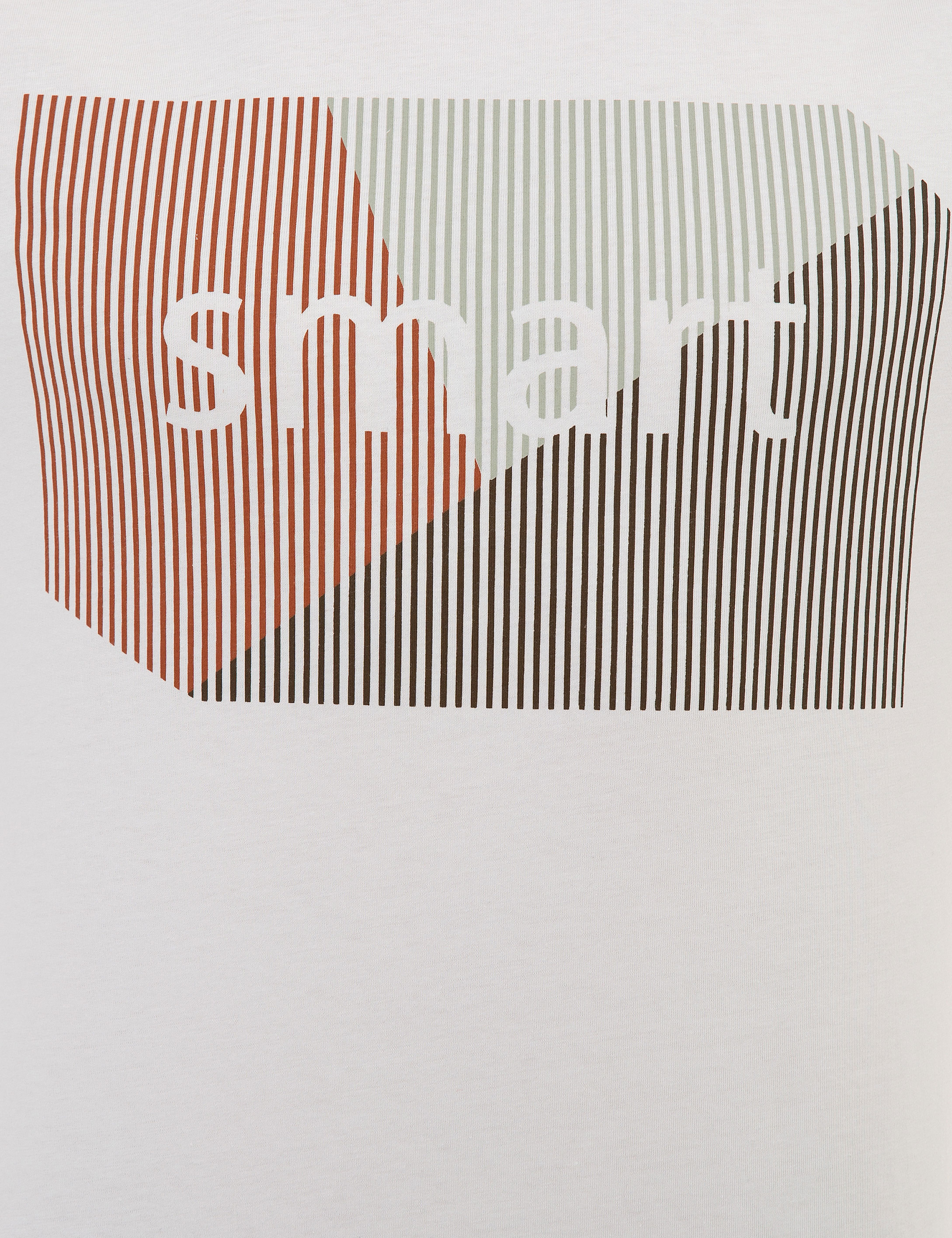 Beyaz Slim Fit Bisiklet Yaka T-Shirt