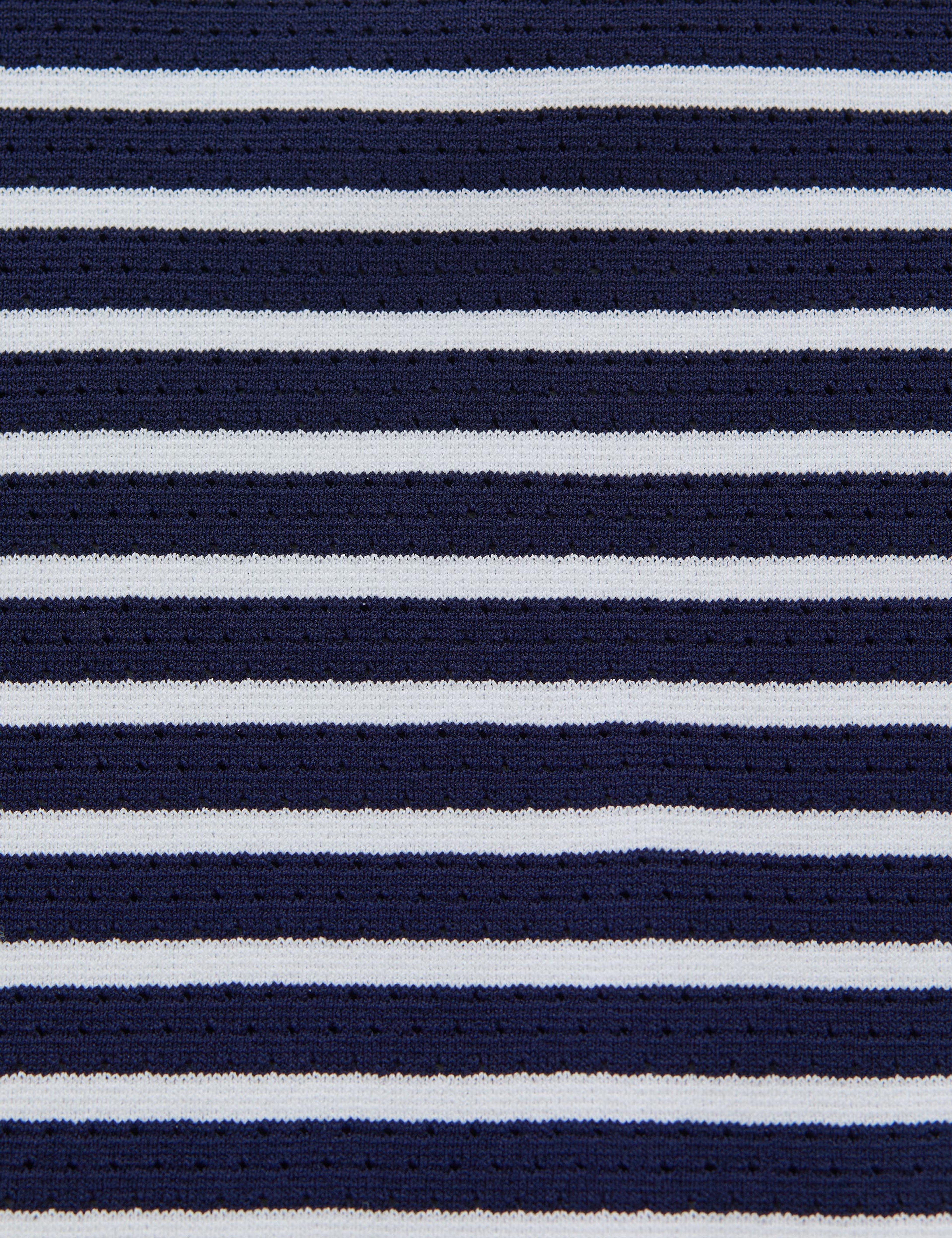 Lacivert  Slim Fit Polo Yaka Triko Tişört