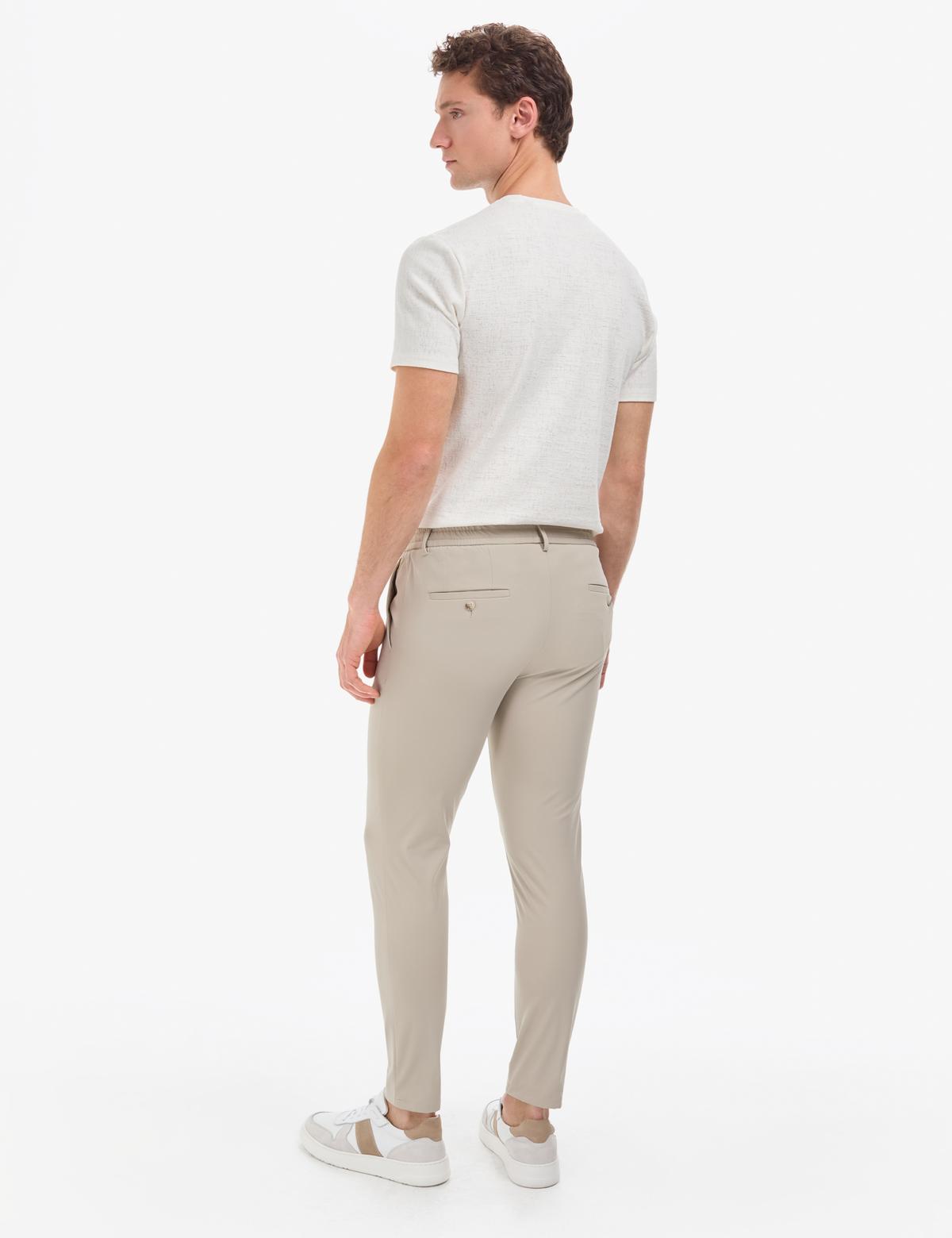 Bej Kumaş Pantolon - 50325158189