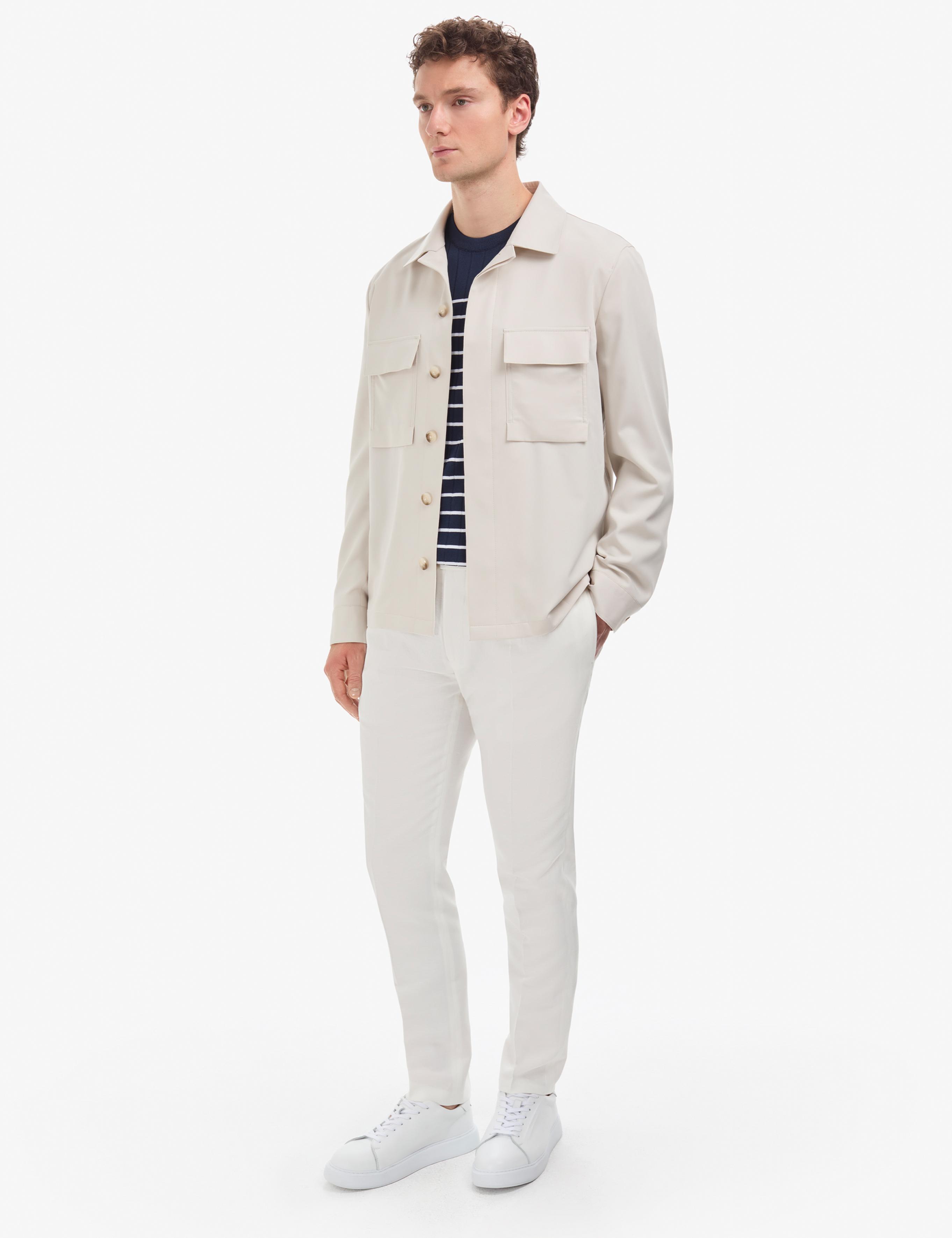 Bej Regular Fit Ceket