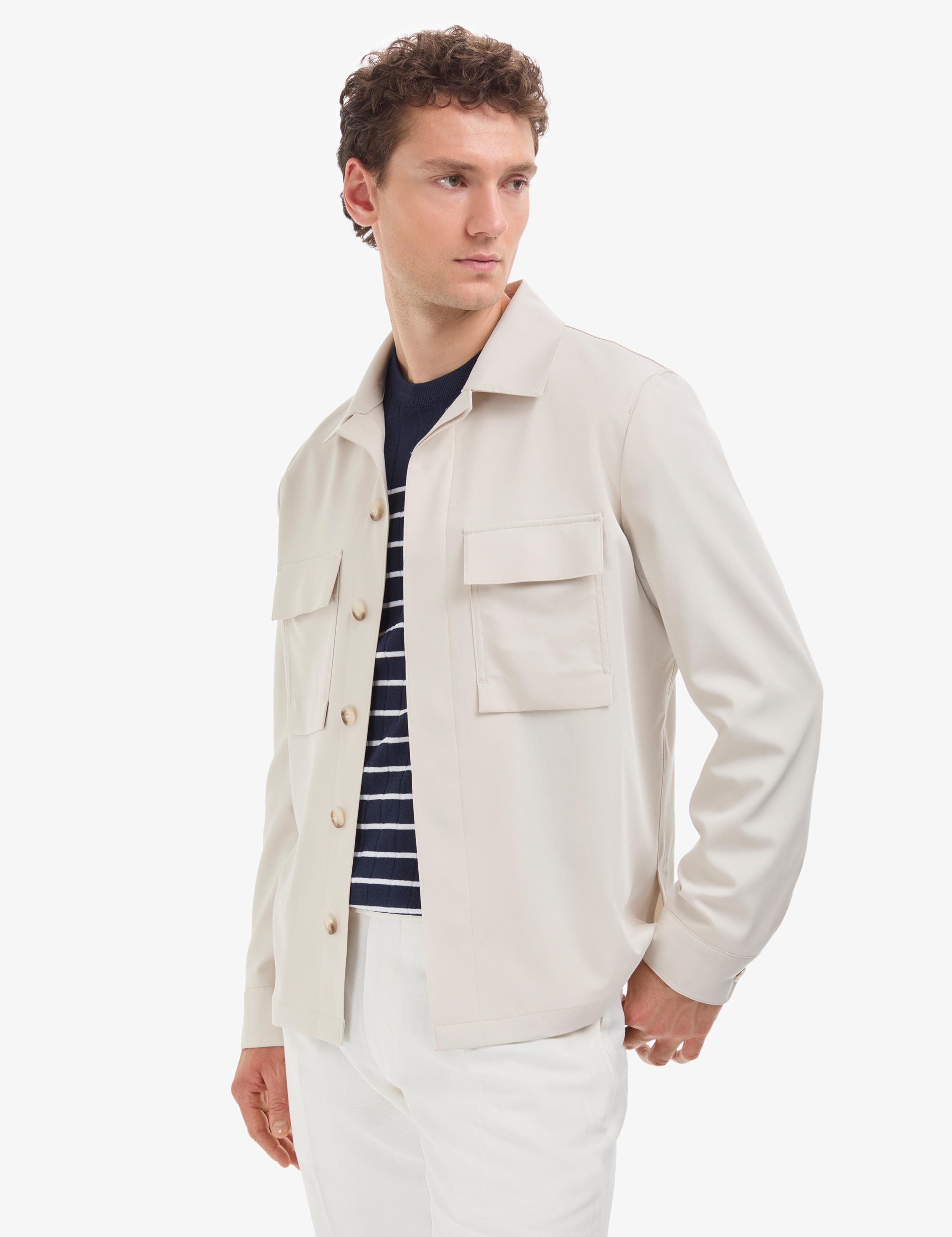 Bej Regular Fit Ceket