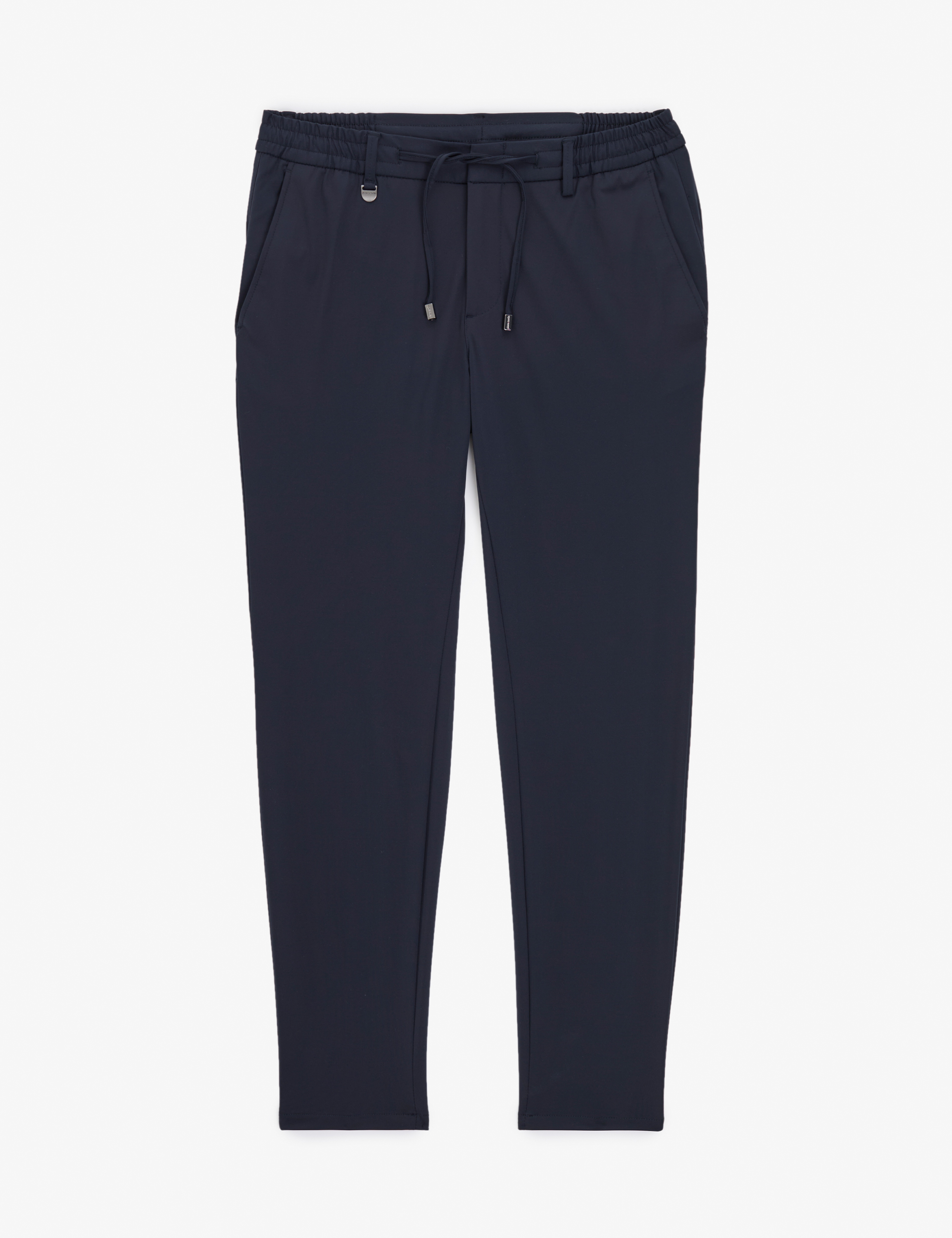 Lacivert Ex. Slim Fit Beli Kordonlu Klasik Jogger Pantolon - Image 5