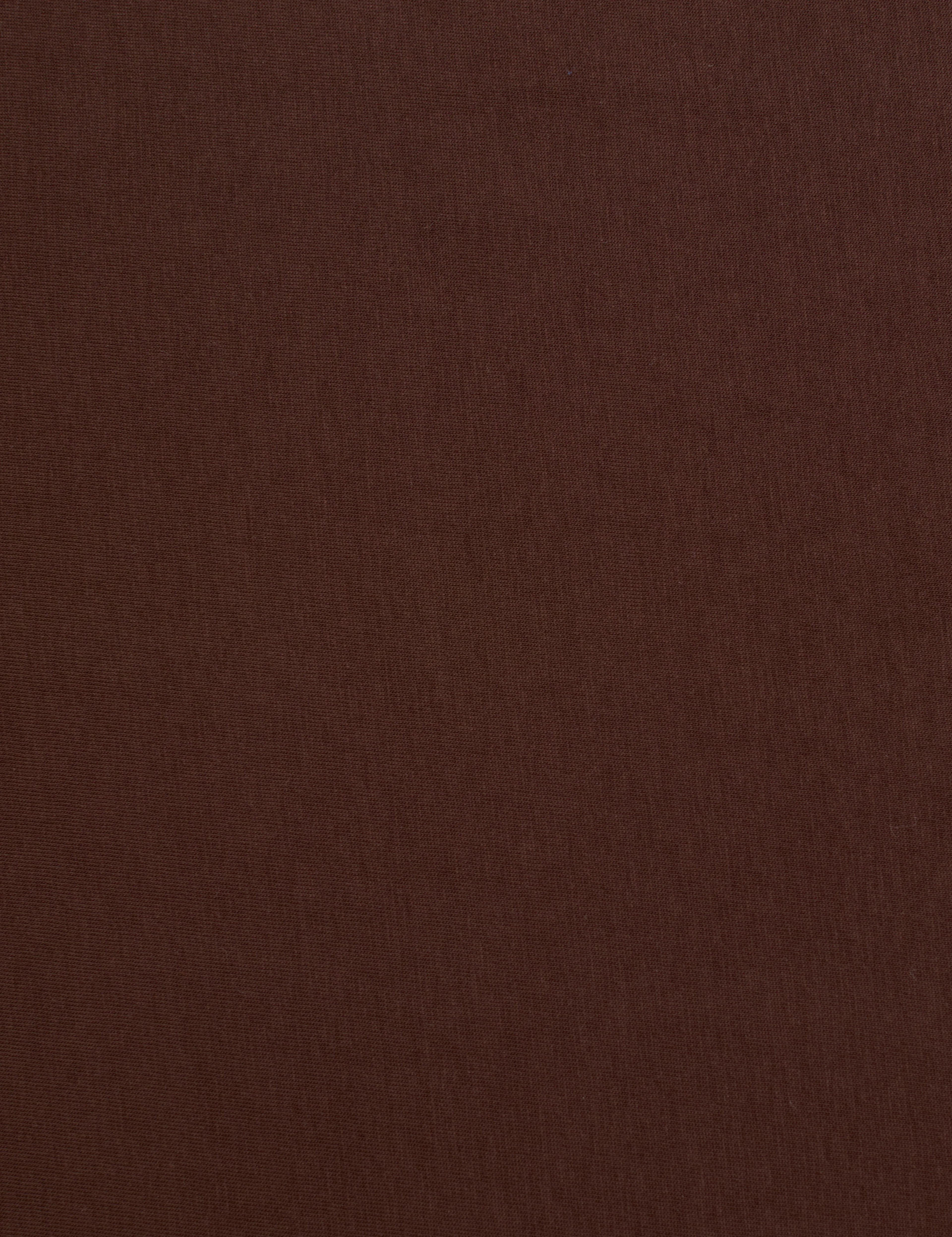 Koyu Kahverengi Slim Fit %100 Pamuk Bisiklet Yaka Basic Tişört - Image 7