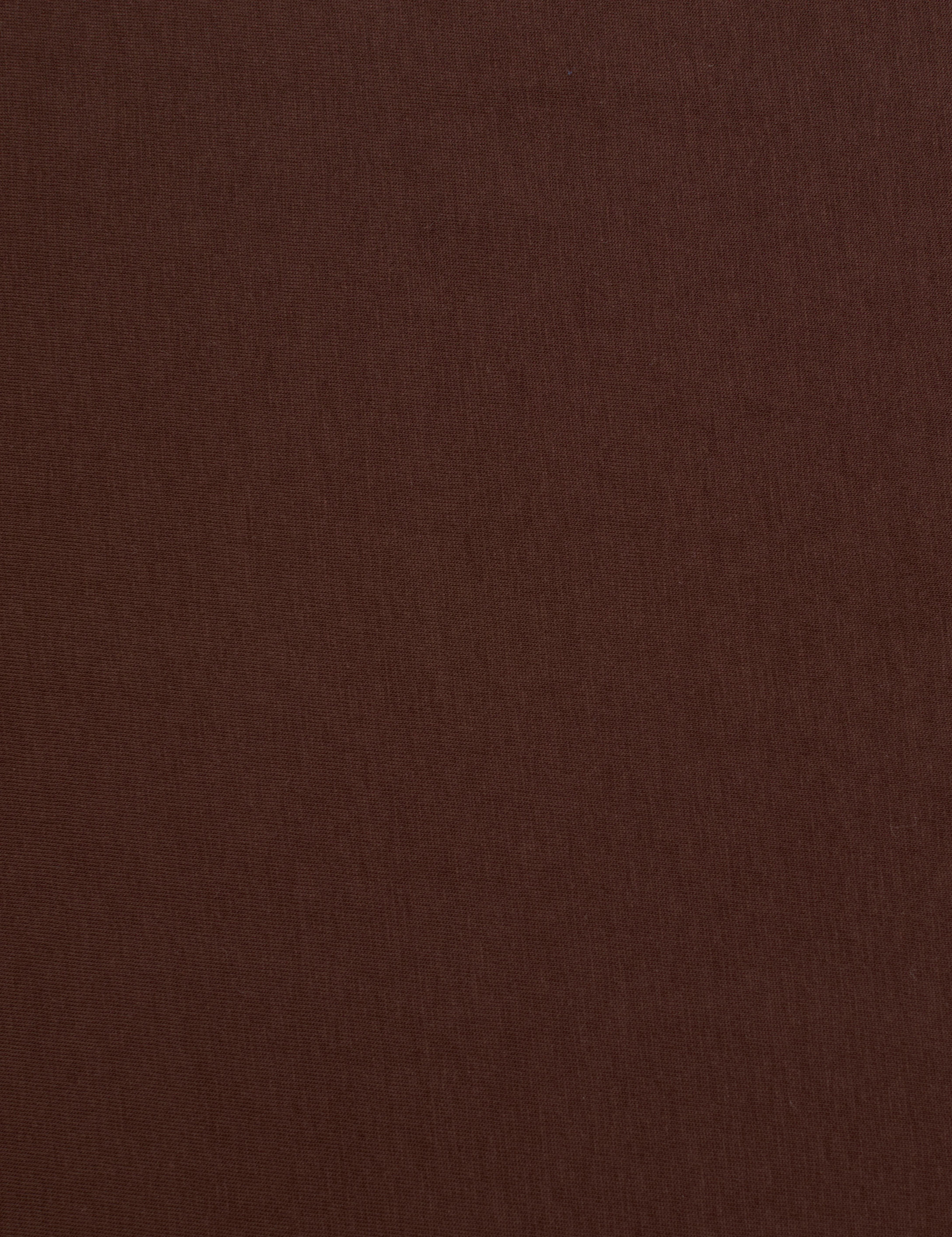 Koyu Kahverengi Slim Fit %100 Pamuk Bisiklet Yaka Basic Tişört