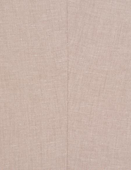 Açık Kahverengi Slim Fit Keten Karışımlı Pileli Pantolon - 50325165006