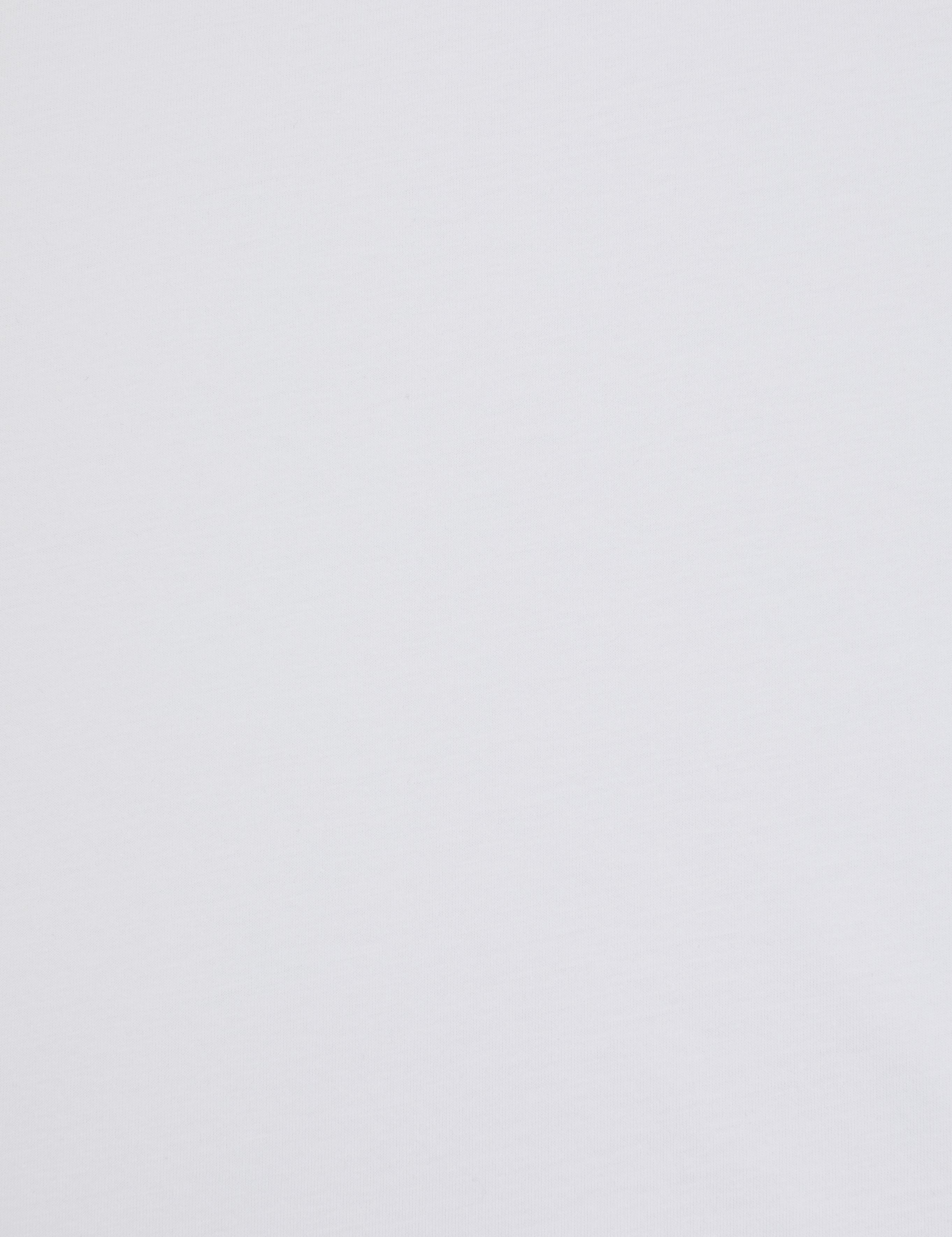 Beyaz Regular Fit %100 Pamuk Bisiklet Yaka Basic Tişört