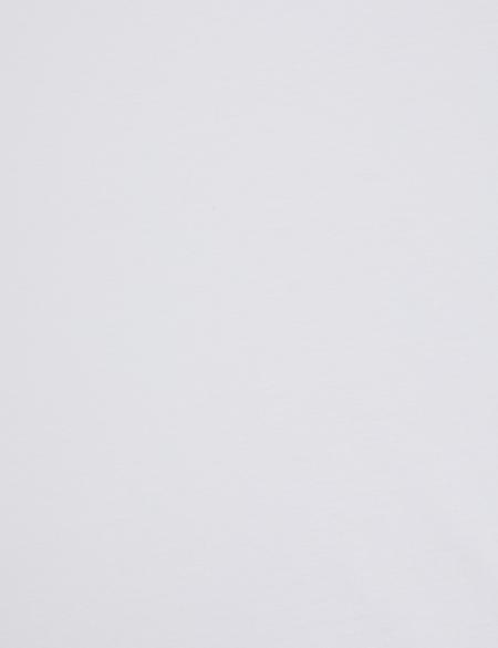 Beyaz Regular Fit %100 Pamuk Bisiklet Yaka Basic Tişört - 50325299004