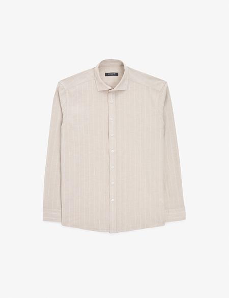 Bej Regular Fit Uzun Kollu Gömlek - 50320900001