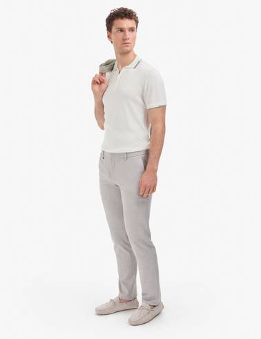 Gri Slim Fit Beli Lastikli Klasik Jogger Pantolon