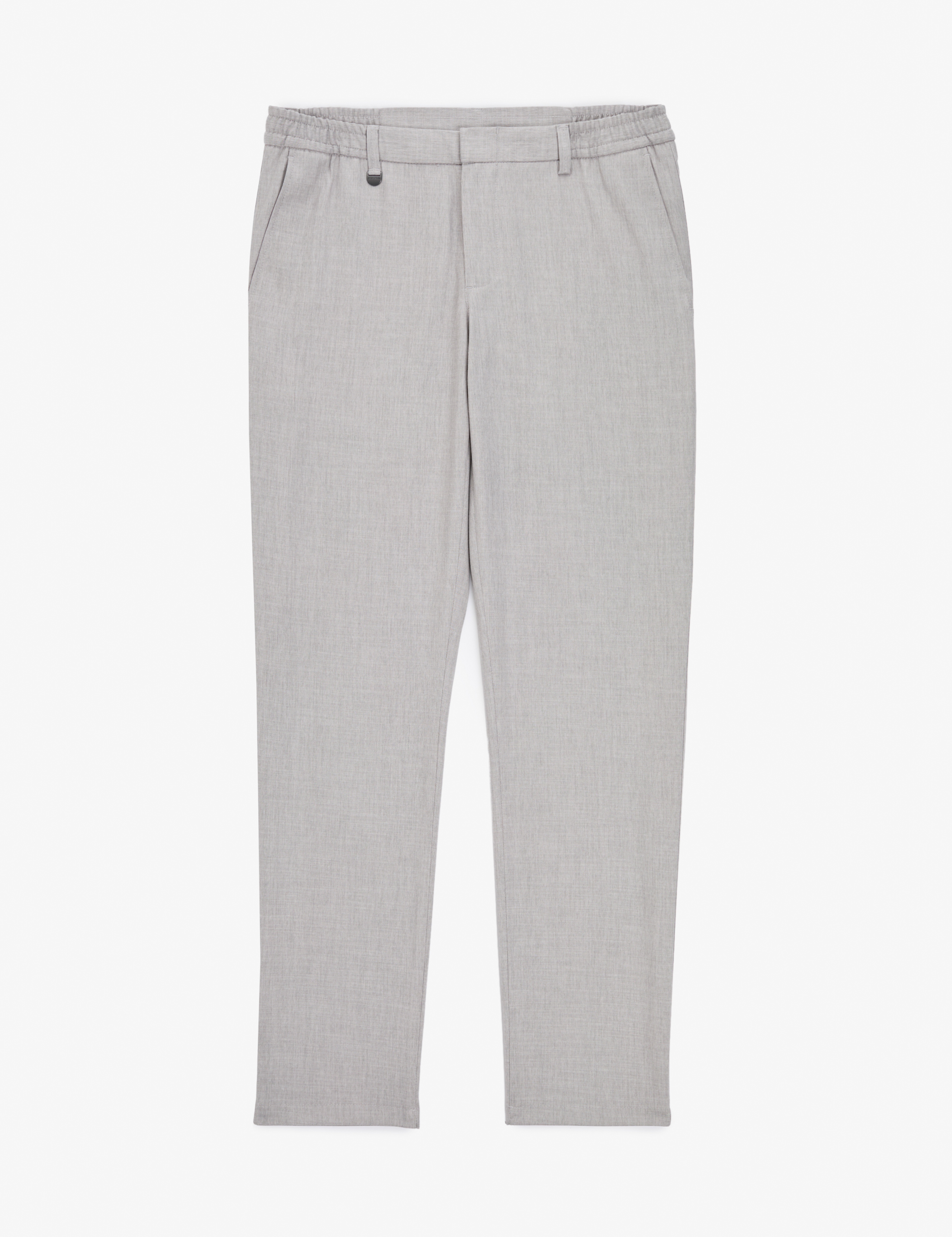 Gri Slim Fit Beli Lastikli Klasik Jogger Pantolon