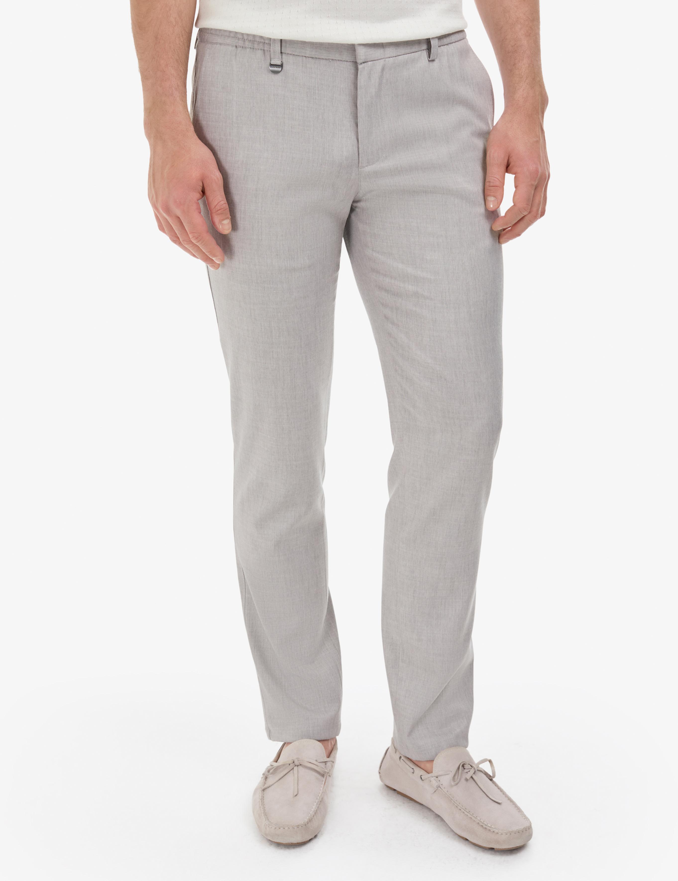 Gri Slim Fit Kumaş Pantolon