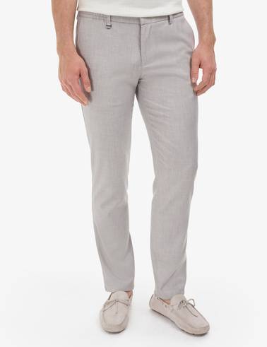 Gri Slim Fit Beli Lastikli Klasik Jogger Pantolon