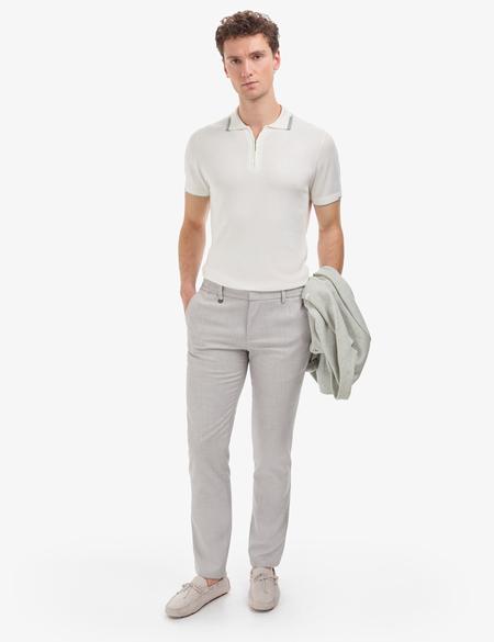 Gri Slim Fit Kumaş Pantolon - 50319646111