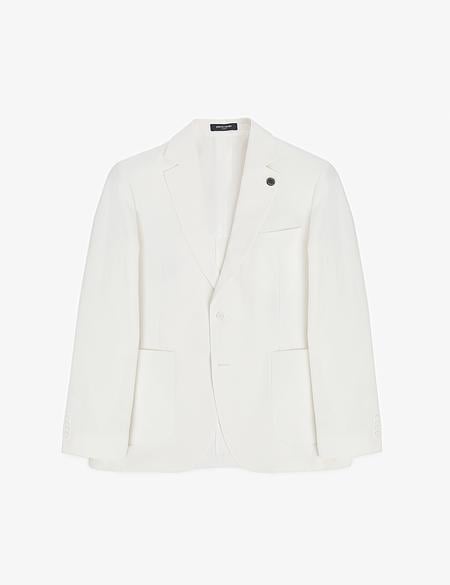 Ekru Slim Fit Takım Elbise - 50325461017