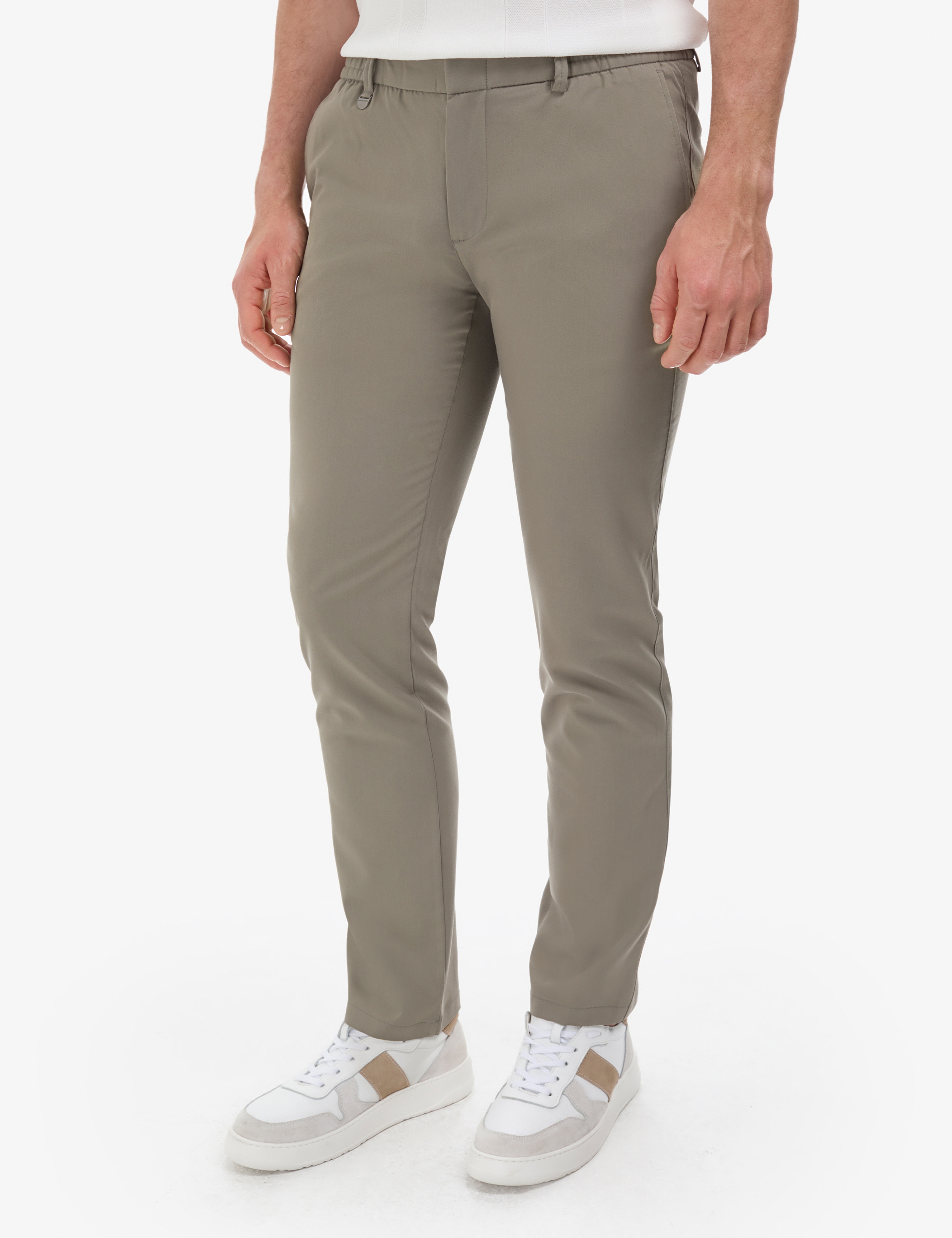 Haki Slim Fit Klasik Jogger Pantolon - Image 2