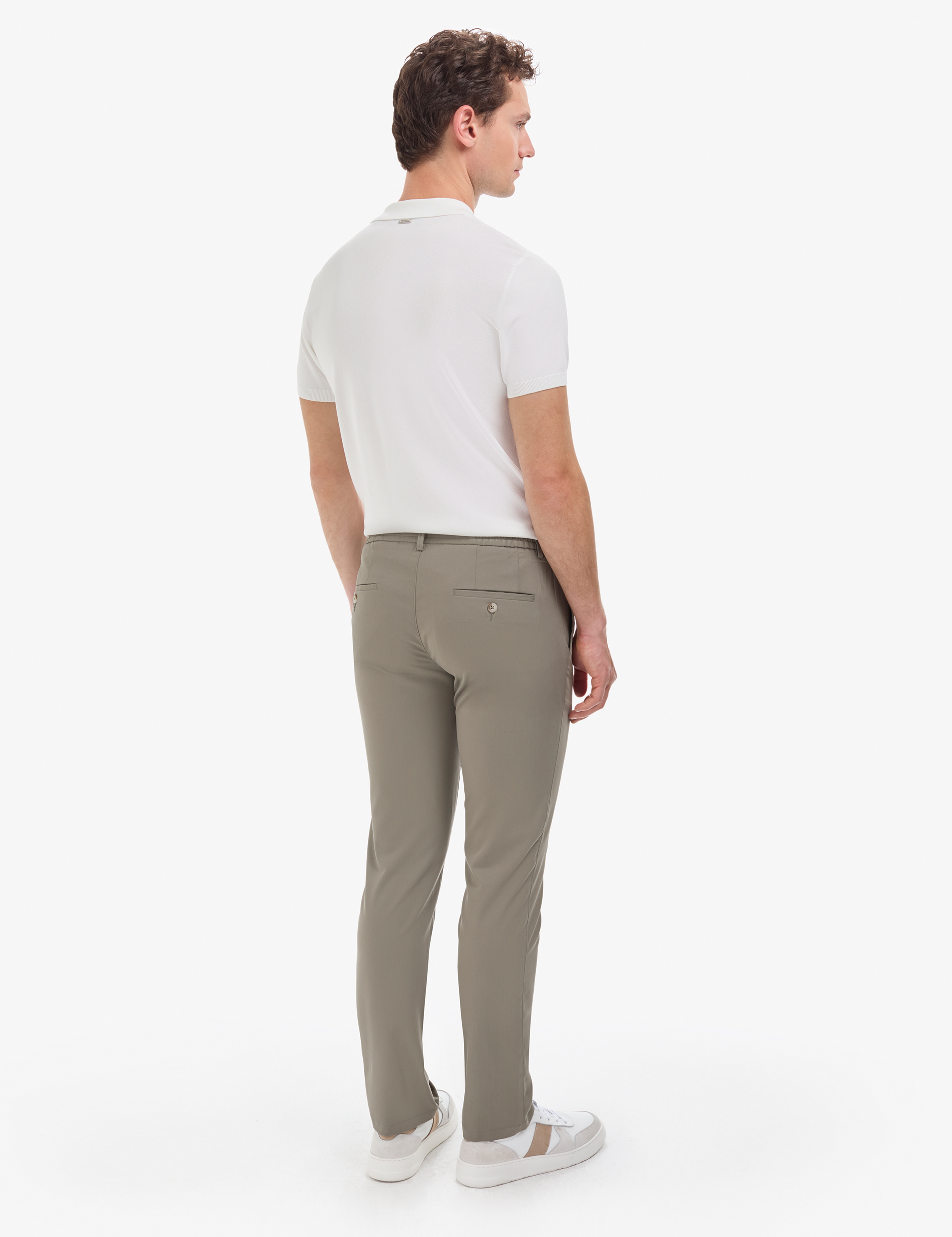Haki Slim Fit Klasik Jogger Pantolon