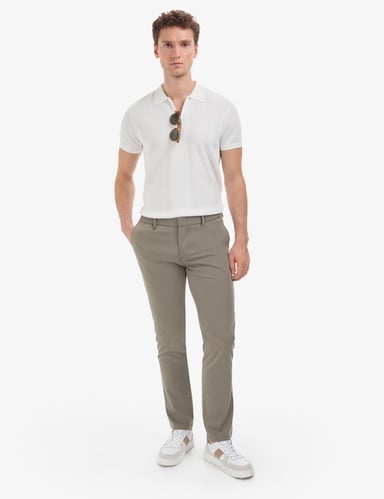 Haki Slim Fit Klasik Jogger Pantolon