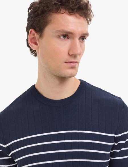 Lacivert Slim Fit Kazak - 50320788021