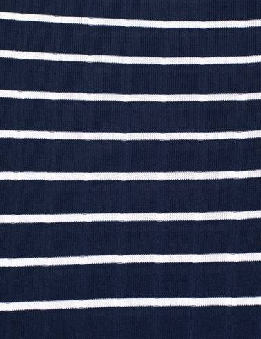 Lacivert Slim Fit Bisiklet Yaka Triko Tişört