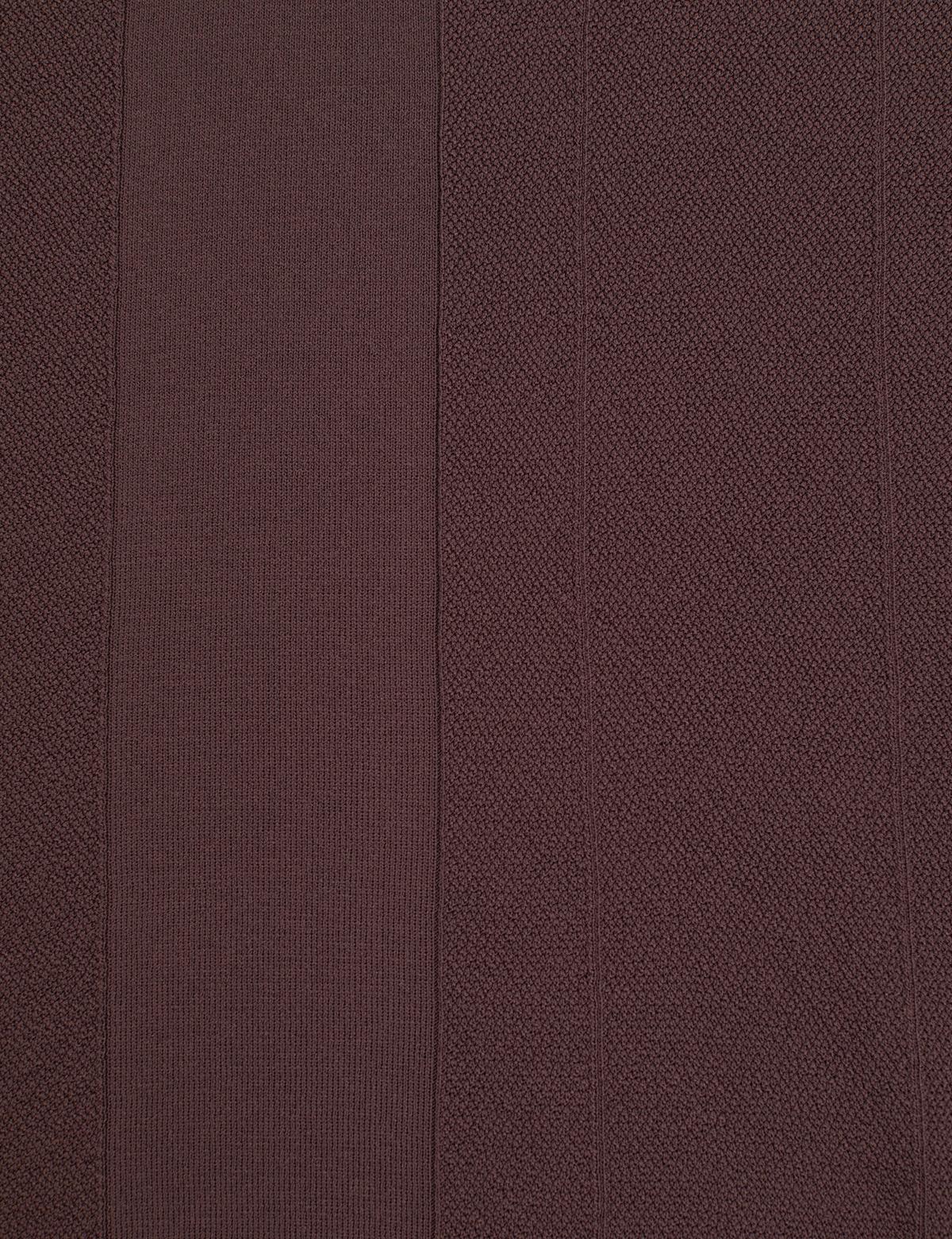 Koyu Kahverengi Slim Fit Kazak - 50320793054