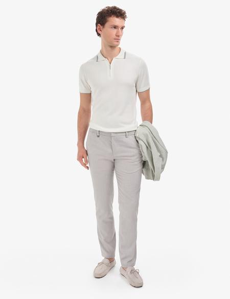 Ekru Slim Fit Kazak - 50320803001