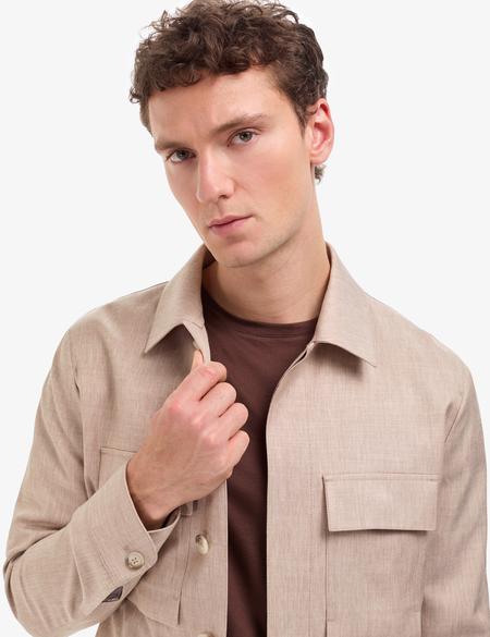 Bej Regular Fit Ceket - 50319599089