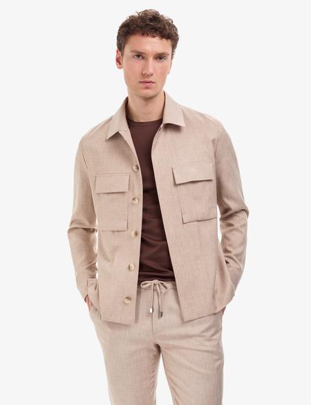 Bej Regular Fit Ceket - 50319599089