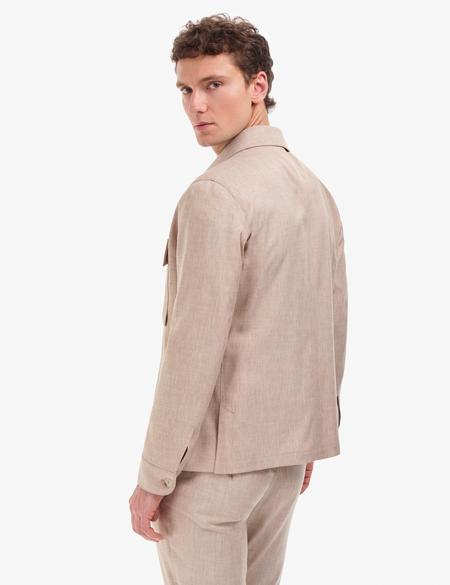 Bej Regular Fit Ceket - 50319599089