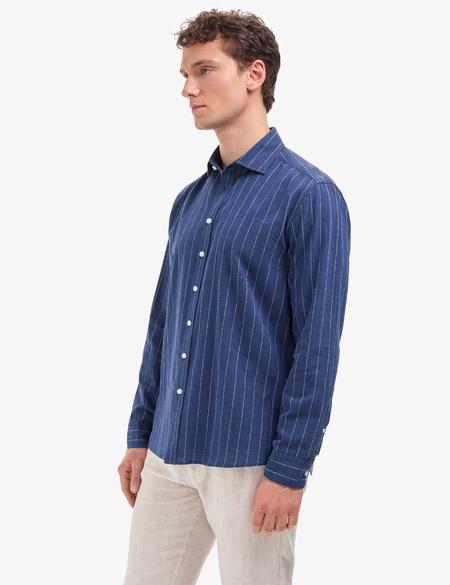 Lacivert Regular Fit Uzun Kollu Gömlek - 50320900018