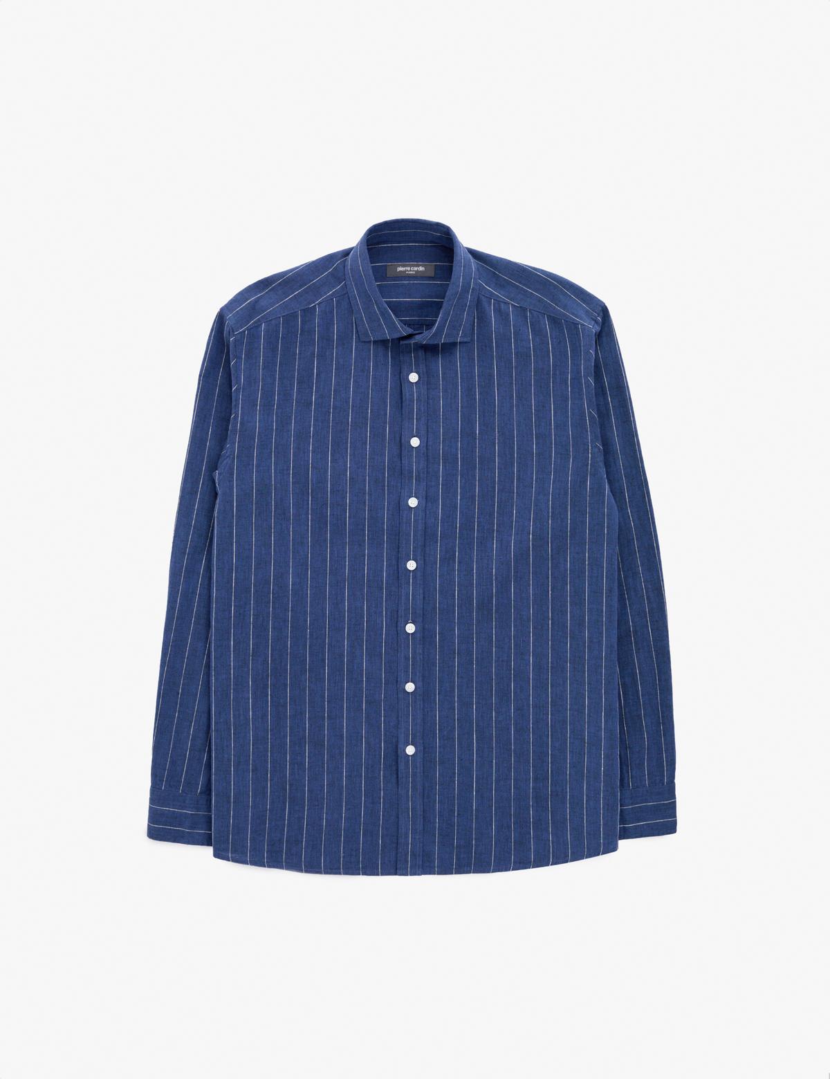 Lacivert Regular Fit Uzun Kollu Gömlek - 50320900018