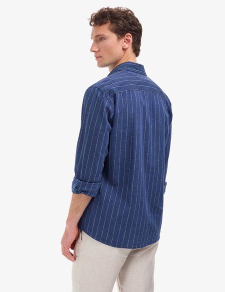 Lacivert Regular Fit Uzun Kollu Gömlek - 50320900018