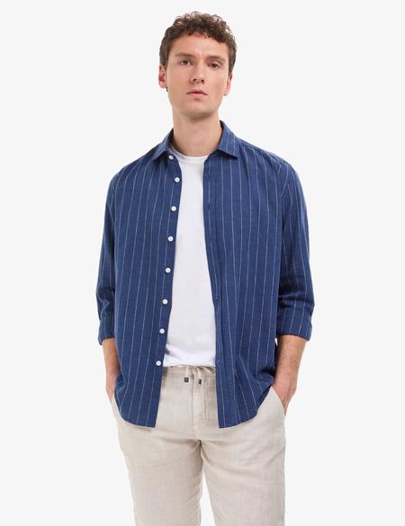 Lacivert Regular Fit Uzun Kollu Gömlek - 50320900018