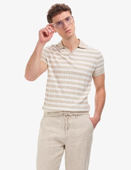 Bej Slim Fit Kazak - 50320812006