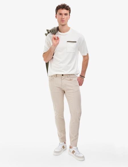 Bej Slim Fit Jean Pantolon - 50322848017