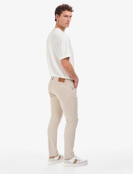 Bej Slim Fit Jean Pantolon - 50322848017