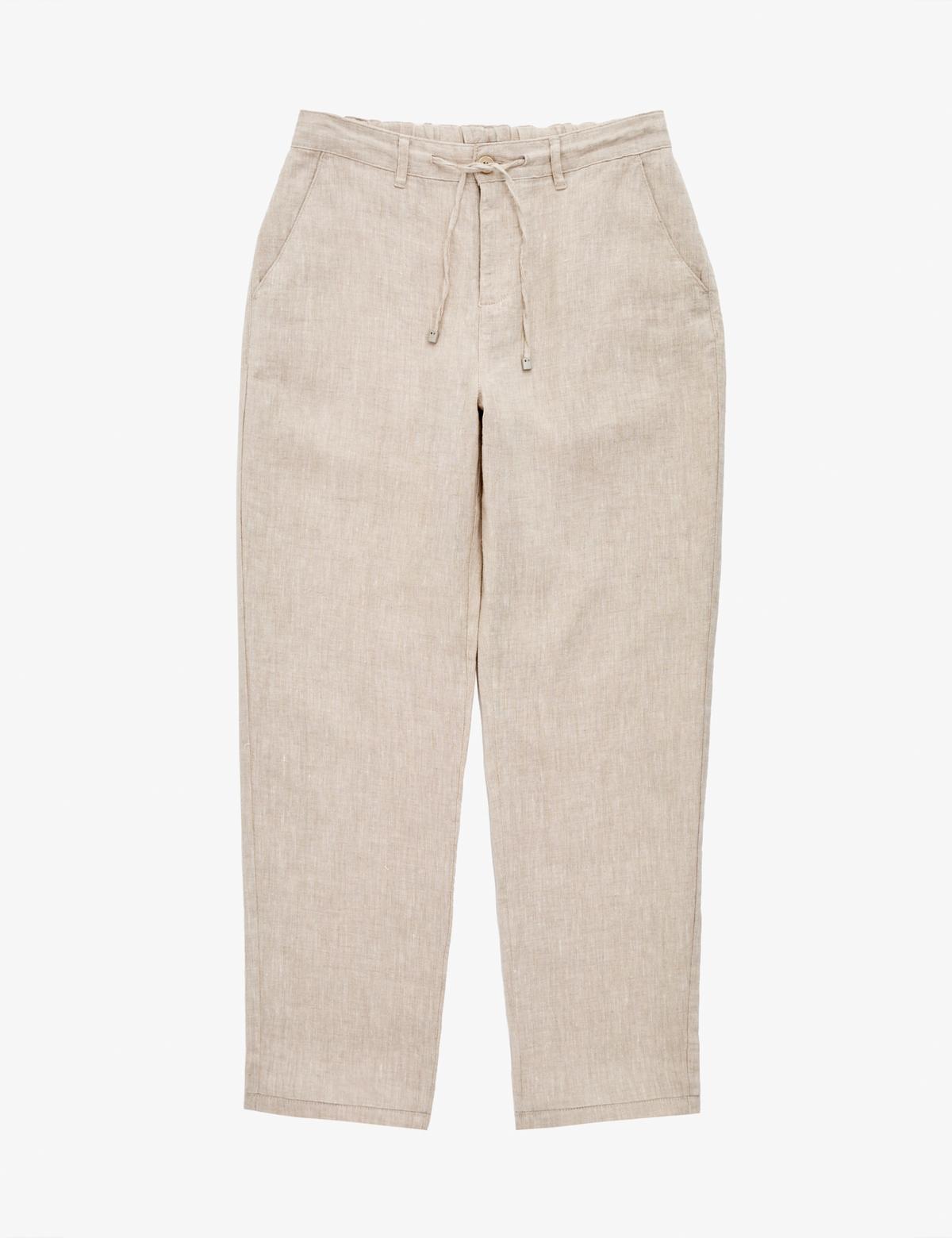 Bej Regular Fit Kanvas Pantolon - 50322121023