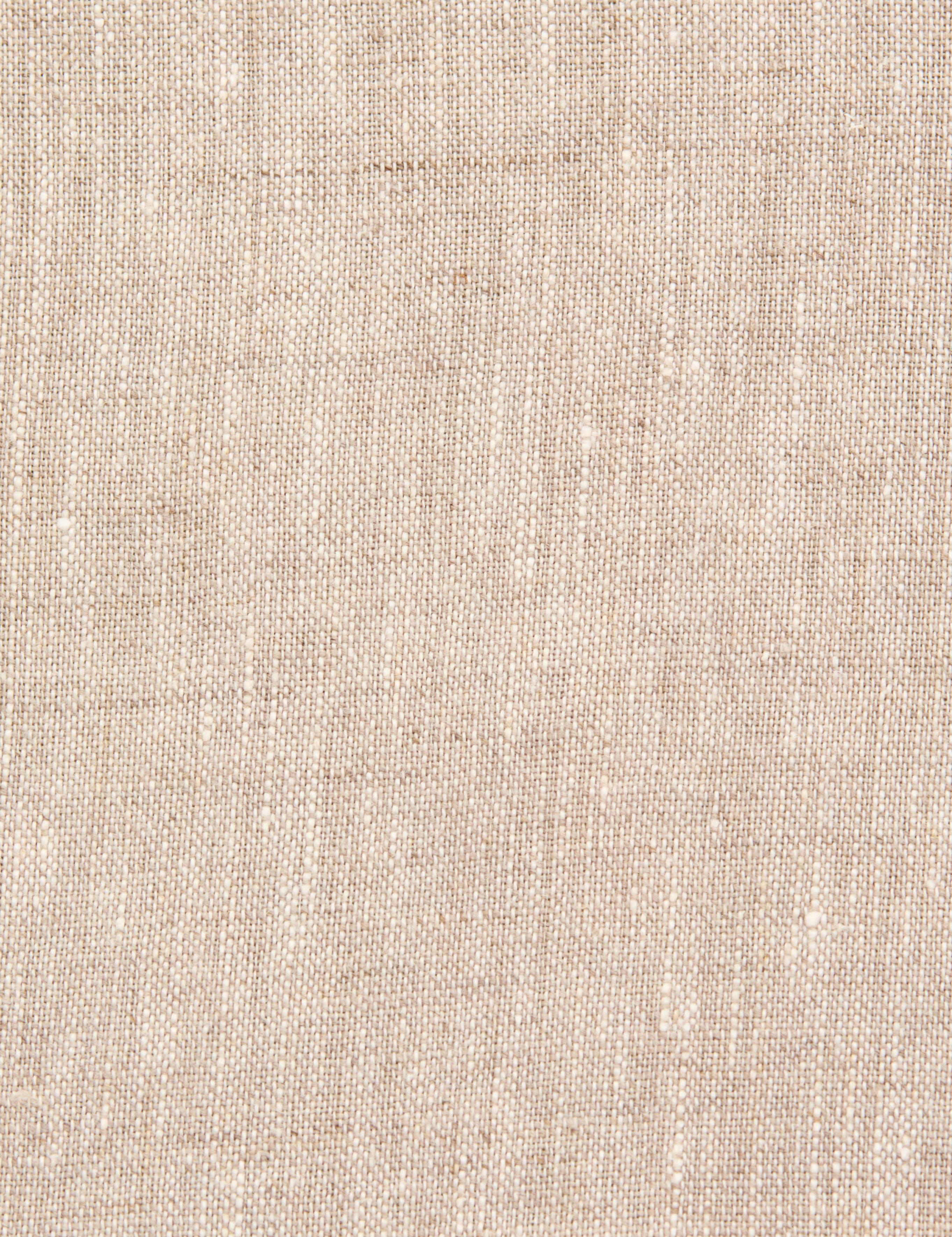 Bej Regular Fit Kanvas Pantolon