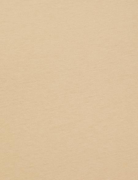 Bej Regular Fit Basic Tişört - 50325454020