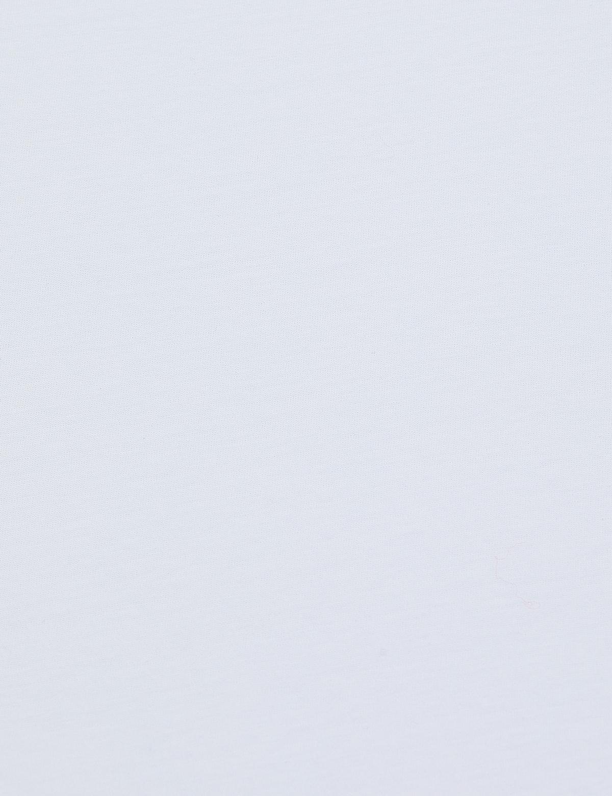 Beyaz Regular Fit Basic Tişört - 50325454003