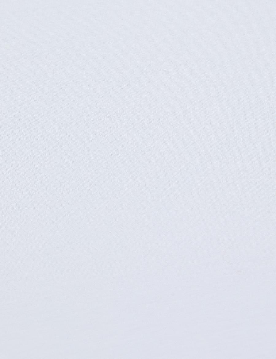 Beyaz Regular Fit Basic Tişört