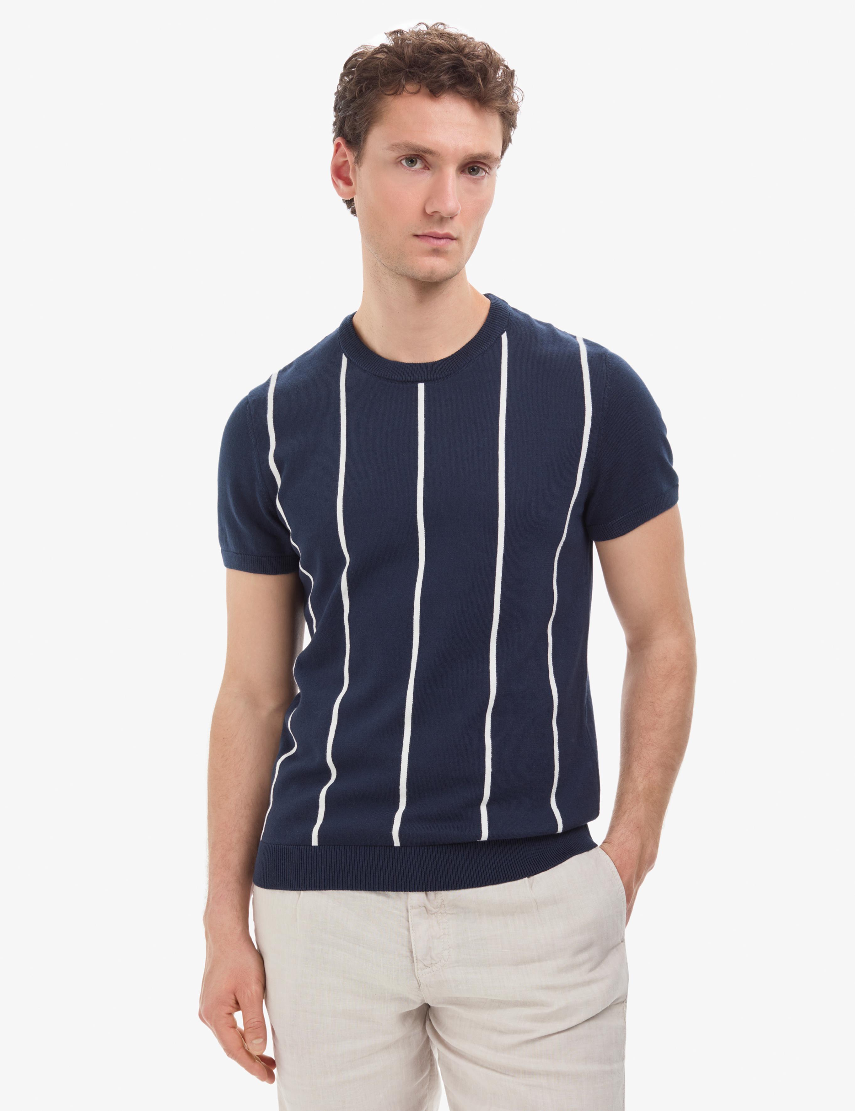 Lacivert Slim Fit Kazak