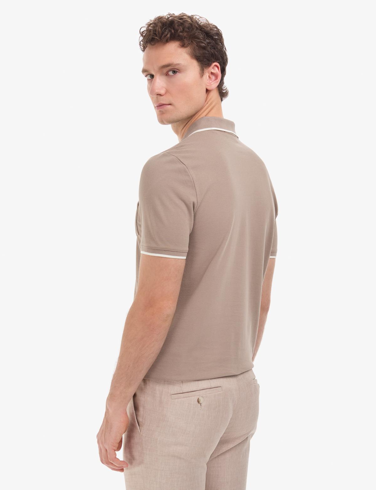 KAHVERENGI Regular Fit Tişört - 50327859030