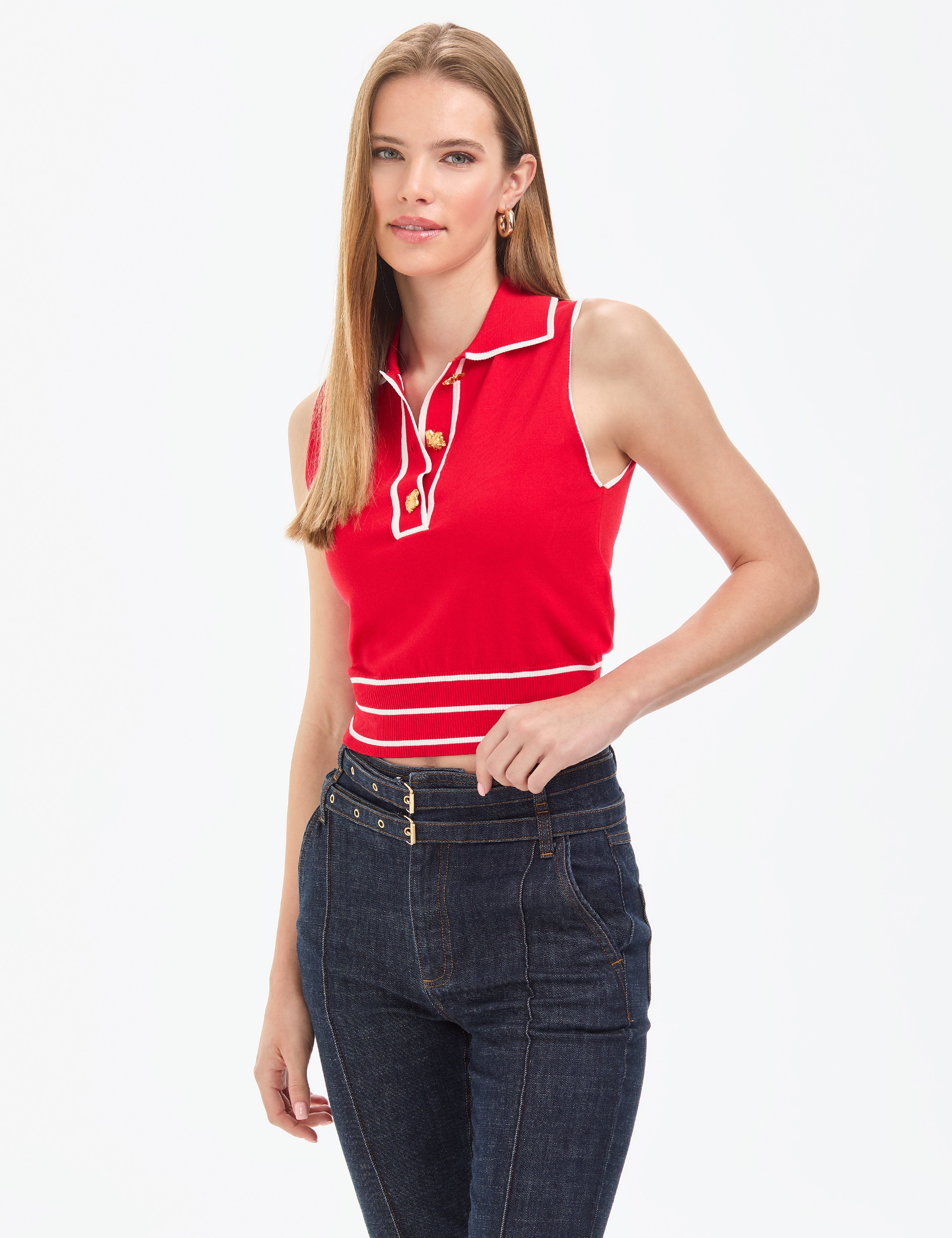 Kırmızı Regular Fit Triko Tişört