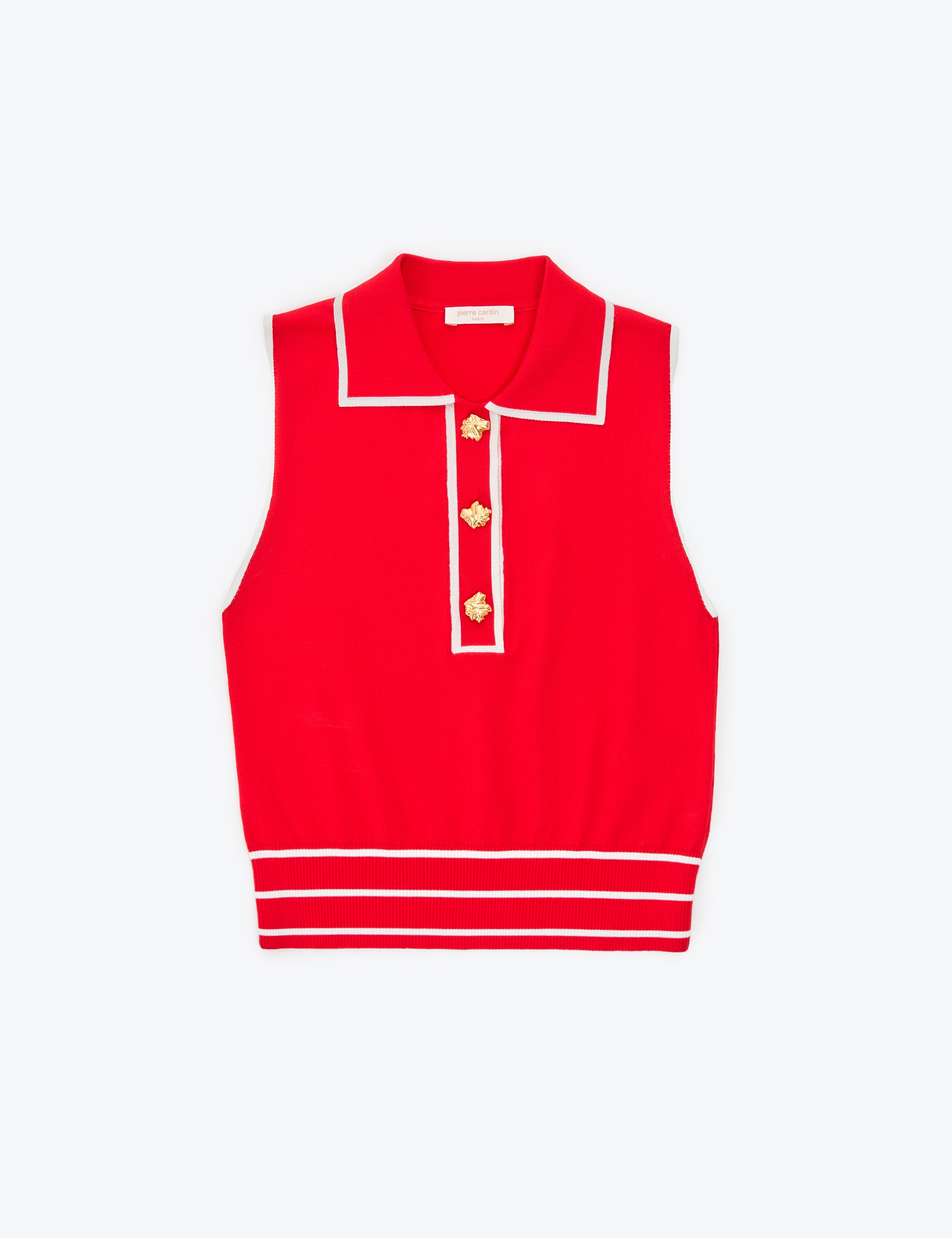 Kırmızı Regular Fit Triko Tişört - Image 6