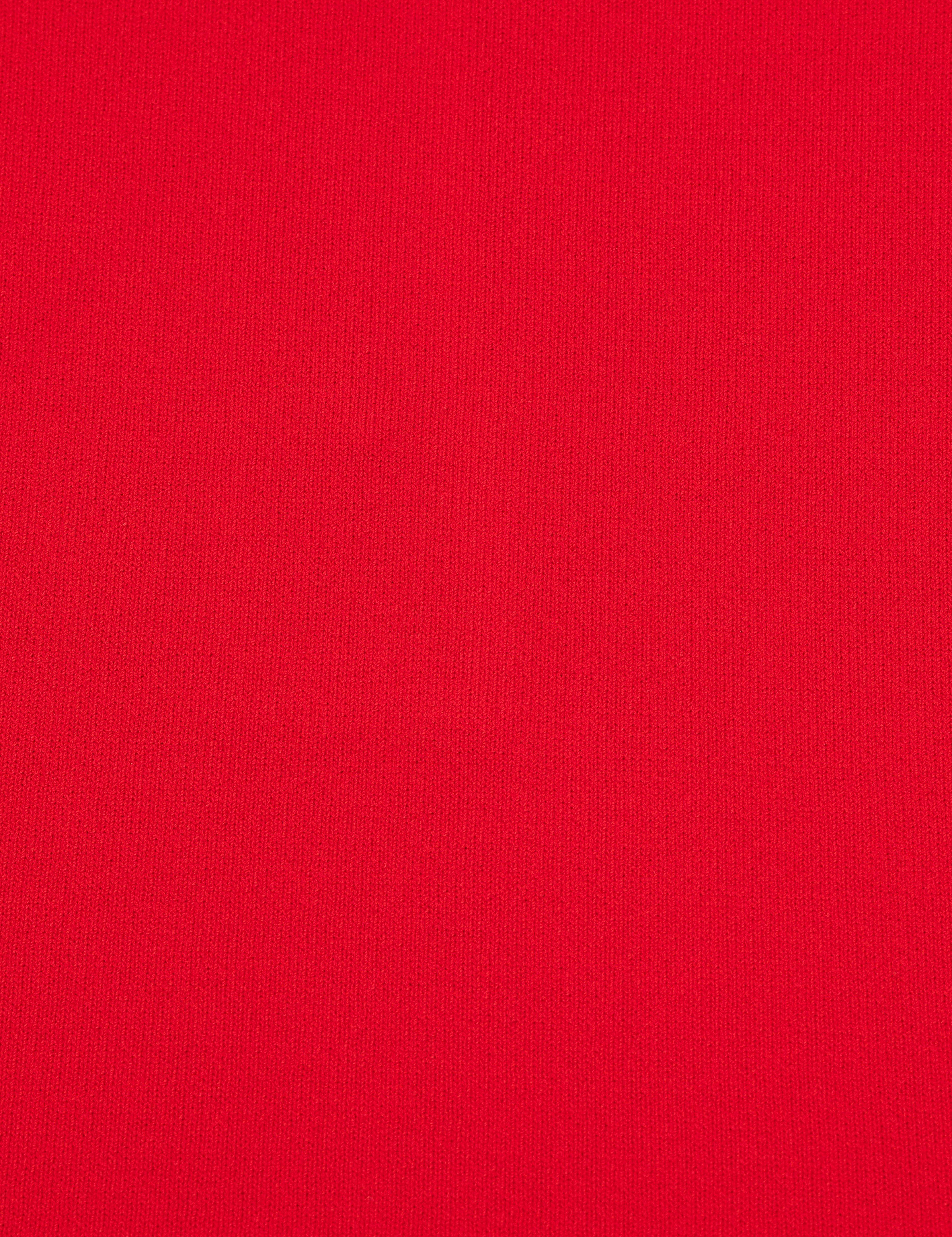 Kırmızı Regular Fit Triko Tişört - Image 7