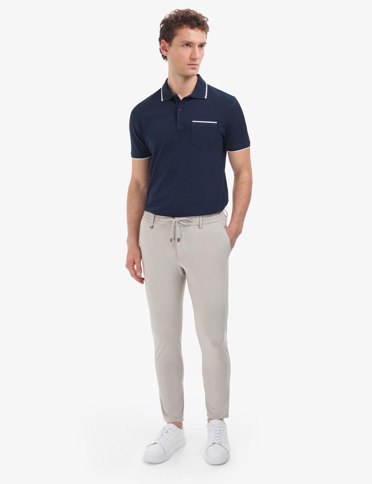 Lacivert Regular Fit Tişört - 50327859021