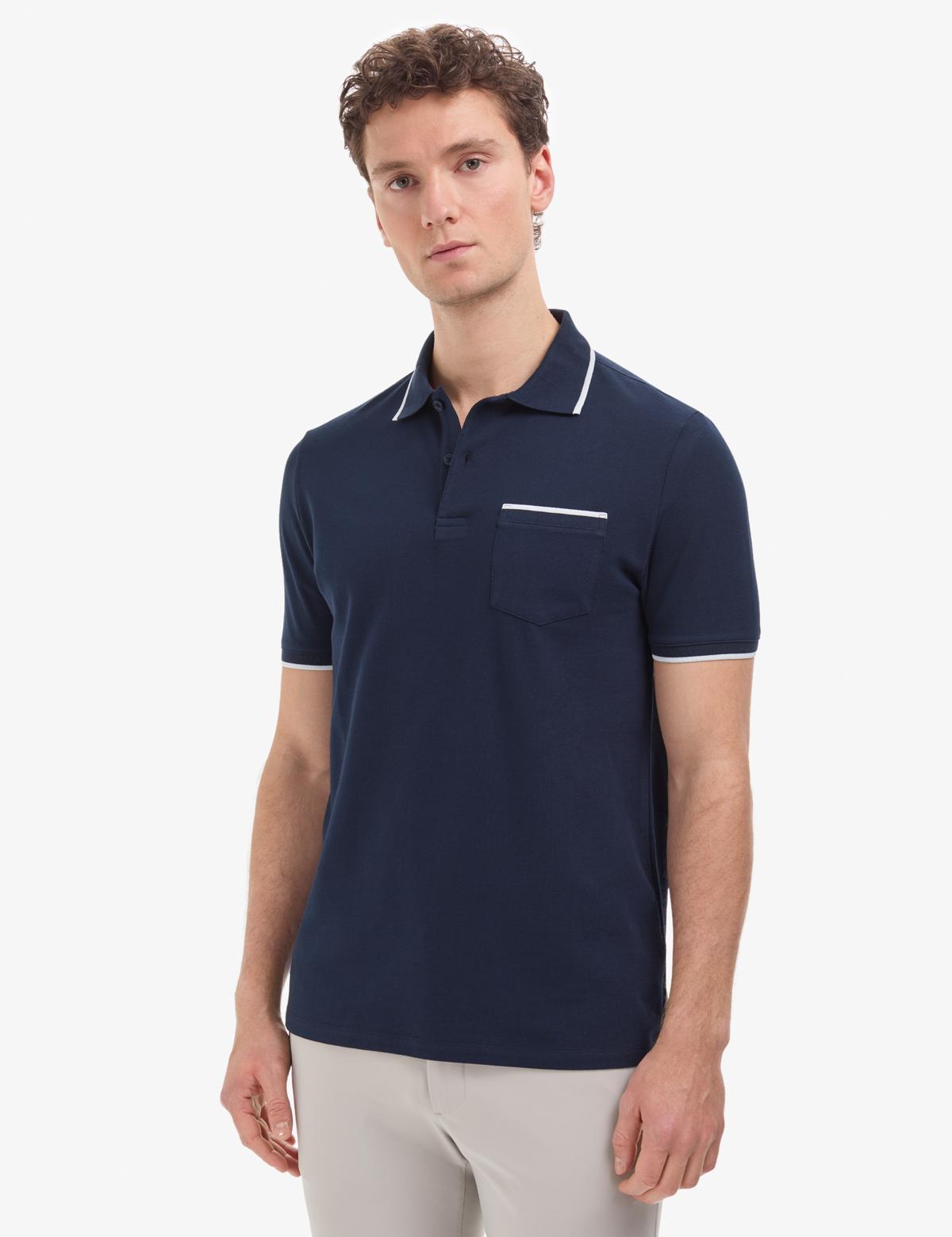 Lacivert Regular Fit Tişört - 50327859021