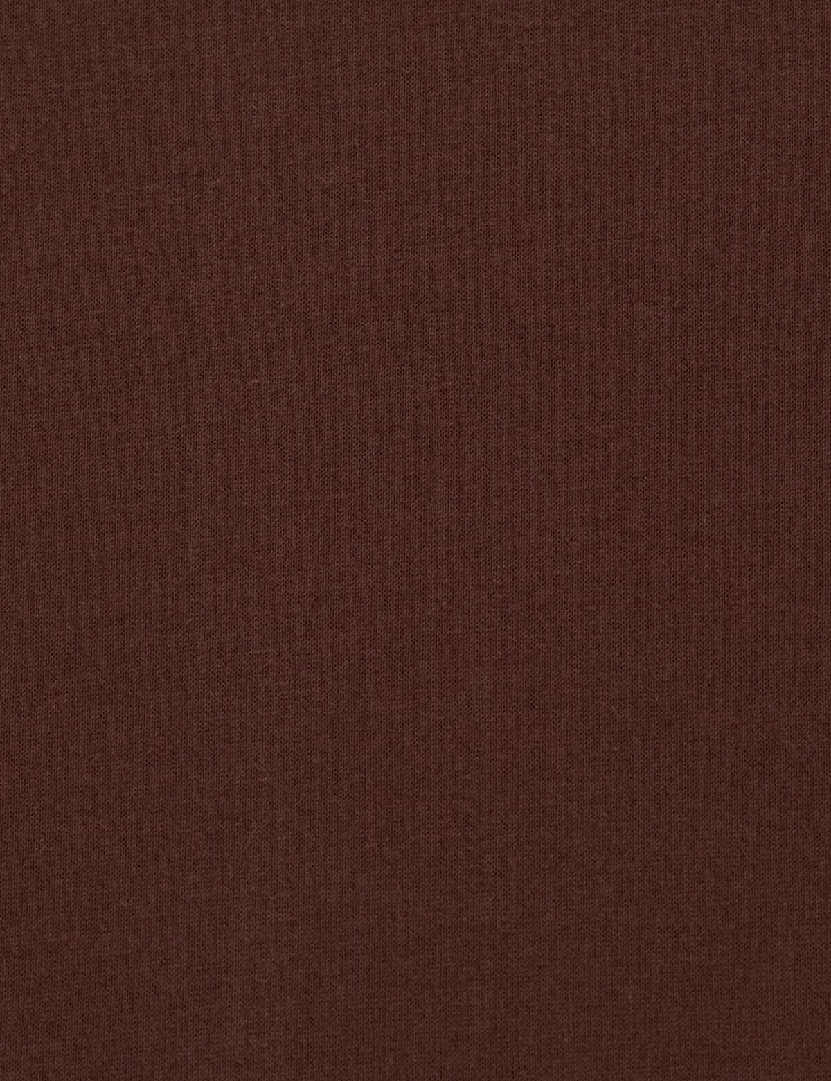 Koyu Kahverengi Regular Fit Basic Tişört - 50321139067